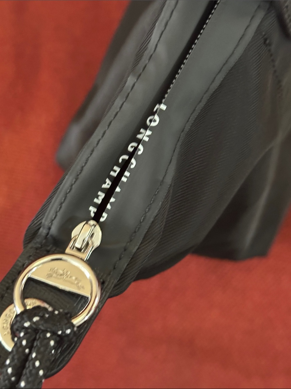 Longchamp Small Le Pliage Nylon Tote in Black - Picture 3 of 4